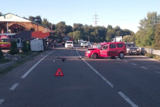 Accident frontal in Arges copil ranit