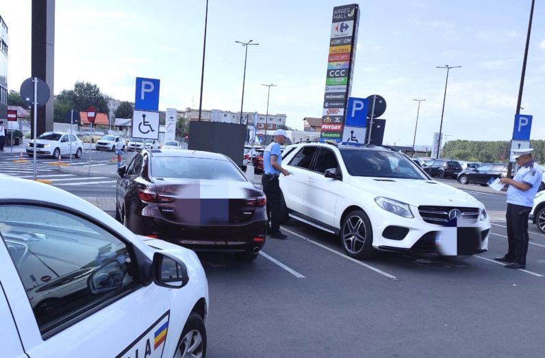 Control in parcare la Arges Mall