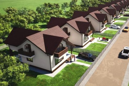 Rasare un cartier de case in Pitesti