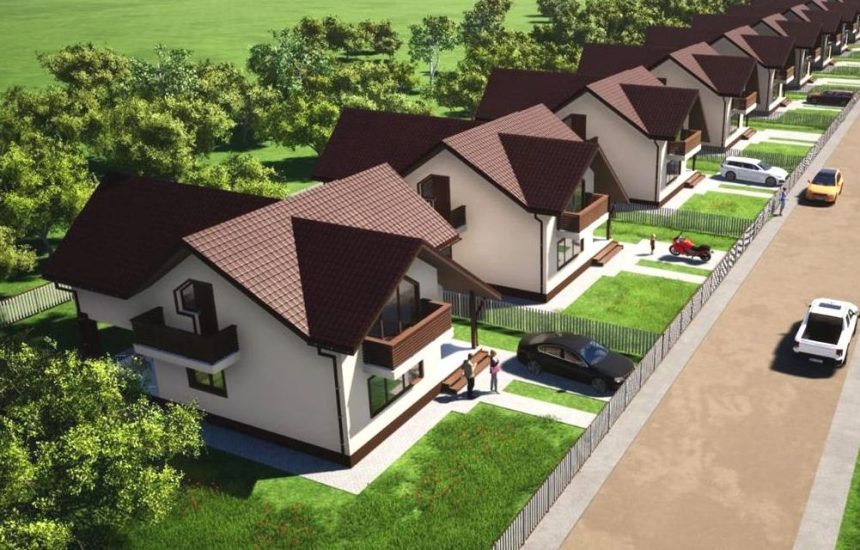 Rasare un cartier de case in Pitesti