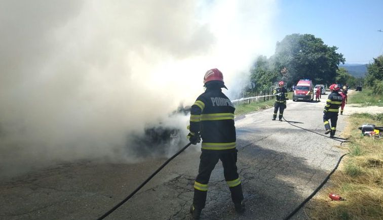 incendiu violent in arges pericol iminent