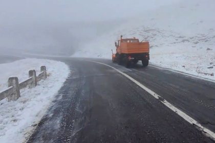 Arges Prima ninsoare a sezonului Vezi imaginile