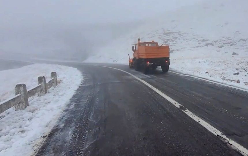 Arges Prima ninsoare a sezonului Vezi imaginile