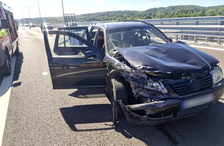 Copil ranit in accident pe autostrada Arges