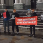 Protest in Pitesti Vrem drepturi egale fara pensii speciale