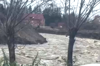VIDEO O noua deversare controlata la Vidraru