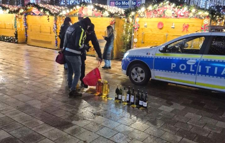 Incident la Targul de Craciun din Pitesti