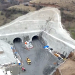 Nou tunel pe autostrada Sibiu Pitesti lucrari avansate