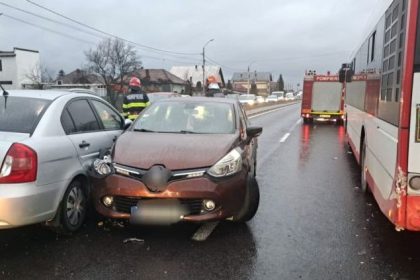 Accident cu autobuz Publitrans in apropierea Pitestiului