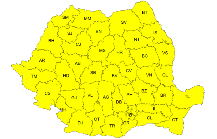 Avertizare de ultim moment pentru toata tara