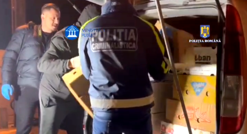Flagrant in Targ Amenzi mari marfa confiscata
