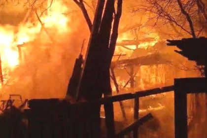 incendiu devastator in arges flacari imense a fost afectat pe scara larga