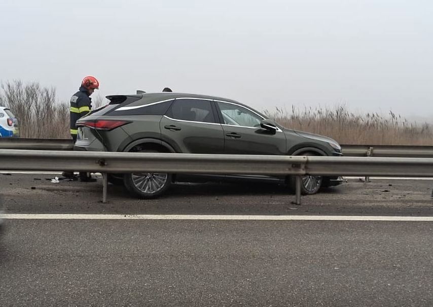 Incident neobisnuit pe A1 in Arges