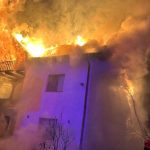incendiu devastator in arges flacari intense