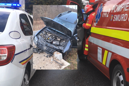 Accident grav in Arges Femeie ajutata de SMURD