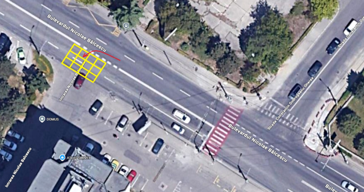 Modificare intr o intersectie aglomerata din Pitesti