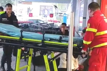 accident ciudat la kaufland nord doua persoane ranite