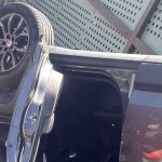 Accident neobisnuit la Arges Mall Victima este o femeie