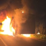 incendiu auto in arges flacari intense distrugere totala
