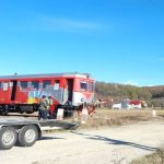 Acum in Arges Masina lovita de tren