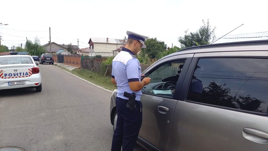 Arges Ofiter principal de politie prins conducand sub influenta alcoolului