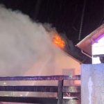 Casa afectata de trasnet incendiu devastator in Arges