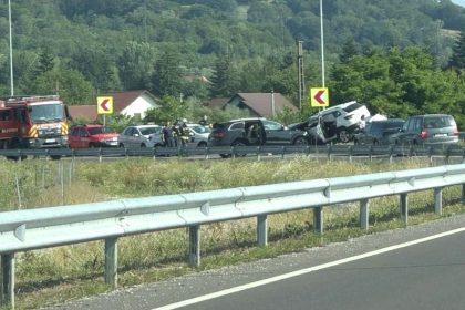 Accident grav in Arges 6 victime inclusiv 4 copii