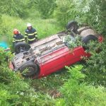 Accident grav in Arges Masina rasturnata persoane ranite
