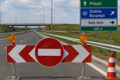 tronson inchis pe direcia pitesti craiova