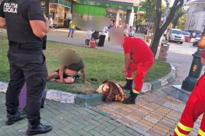 Pites ti incident in centrul orasului langa magazinul trivale