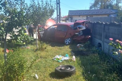 accident in arges o victima cu traumatisme